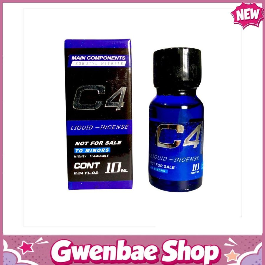 Chai Hít Cực Mạnh Lên Đỉnh Nhanh Popper C4 10ml mẫu mới phê kéo dài - Gwenshop Chính Hãng