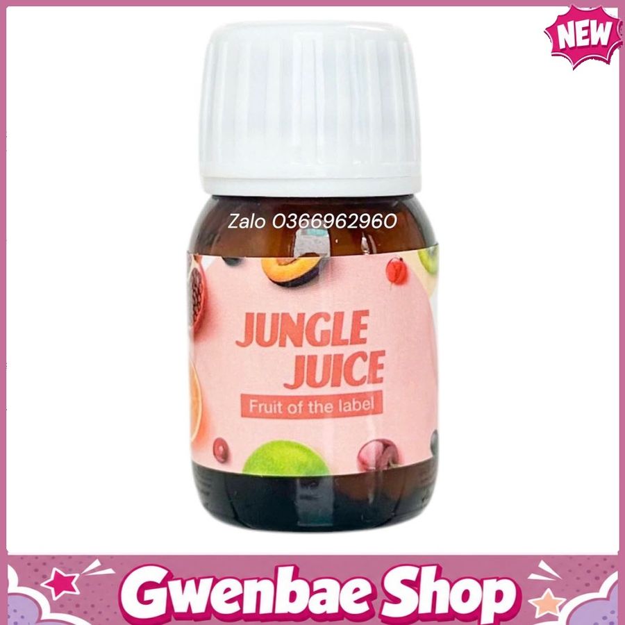 Chai Hít Tăng Khoái Cảm Kích Thích Bao Phê Popper khô Jungle Juice hương thơm trái cây nhiệt đới 30ml - Gwenshop Chính Hãng