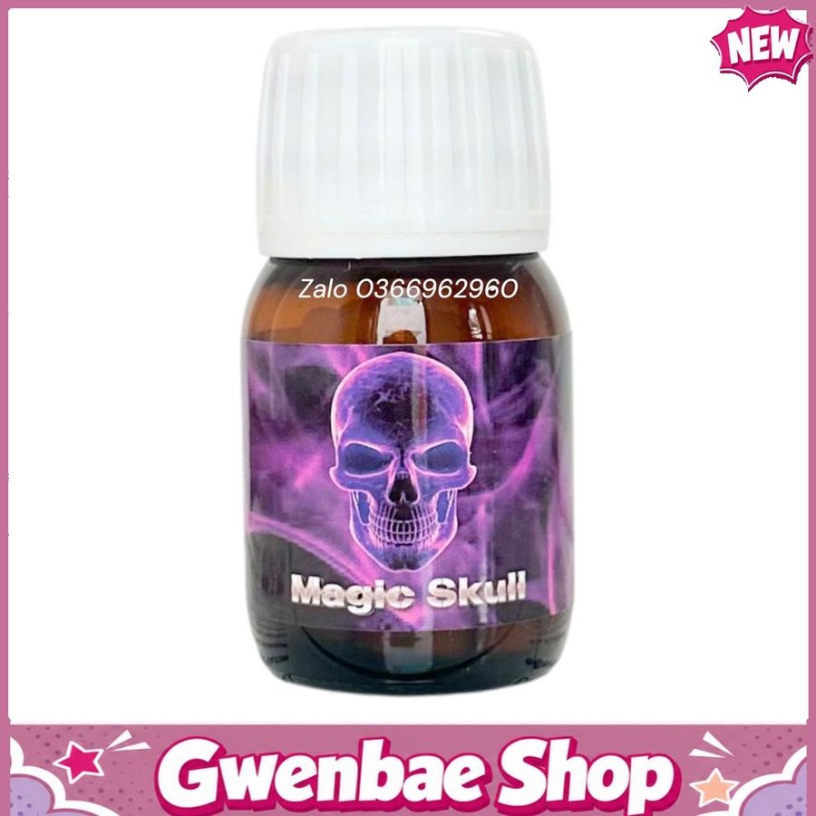 Chai Hít Tăng Khoái Cảm Kích Thích Bao Phê Popper khô đầu lâu Magic Skull hương thơm cực mạnh 30ml - Gwenshop Chính Hãng