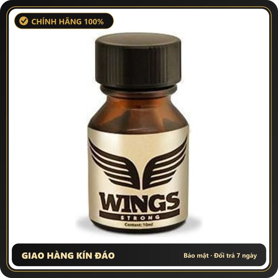 Popper Chính Hãng Tăng Cảm Xúc Cho Cuộc Yêu Popper Wings Brown Strong 10ml - Snapshop Chính Hãng