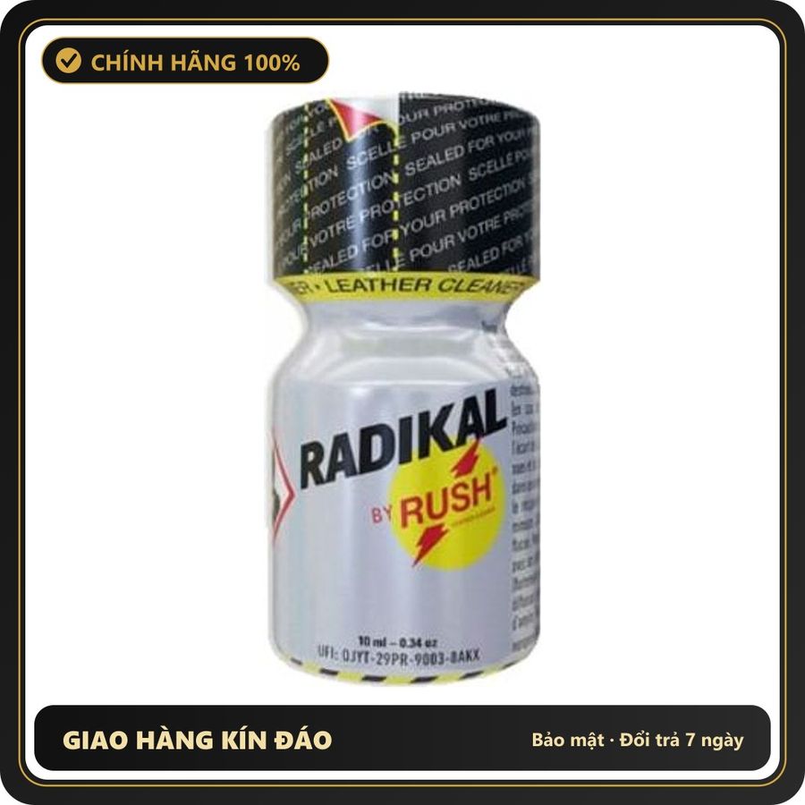 Popper Chính Hãng Tăng Cảm Xúc Cho Cuộc Yêu Popper Radikal Rush 10ml - Snapshop Chính Hãng