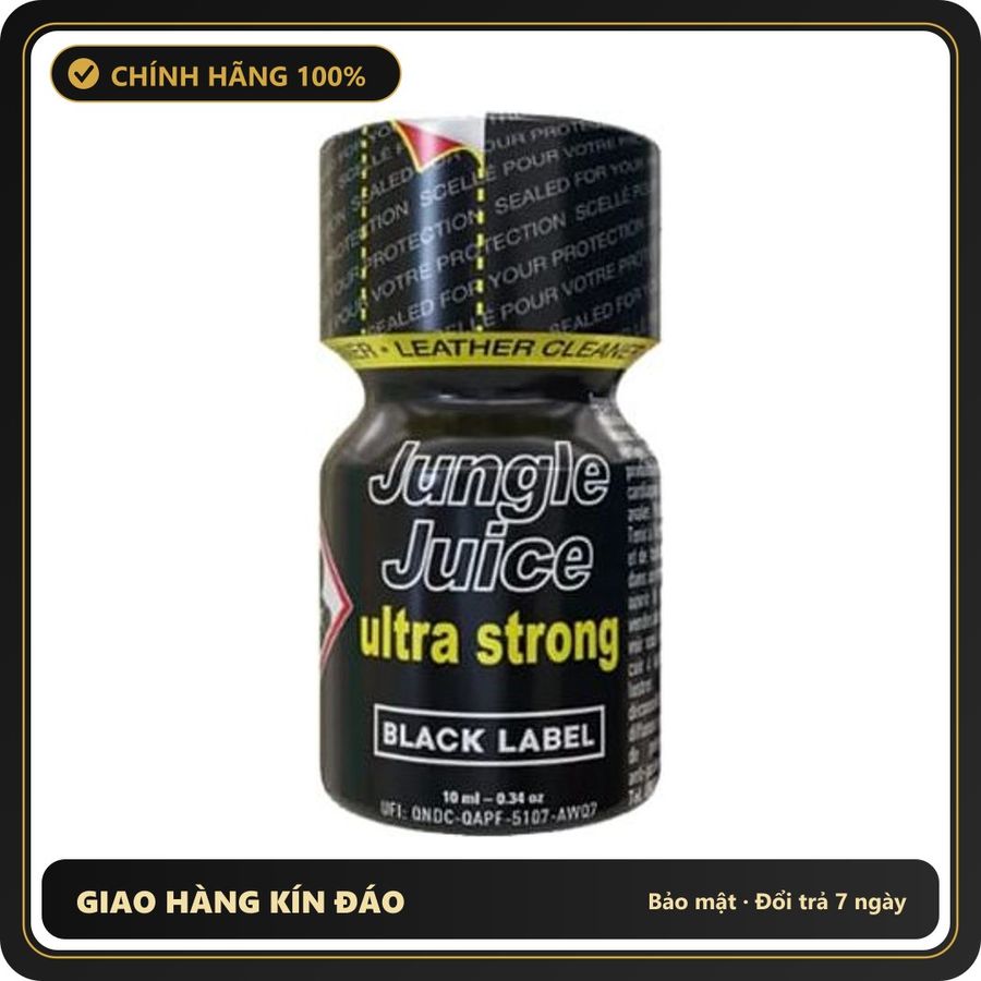Popper Chính Hãng Tăng Cảm Xúc Cho Cuộc Yêu Popper Jungle Juice Ultra Strong Black Label 10ml - Snapshop Chính Hãng