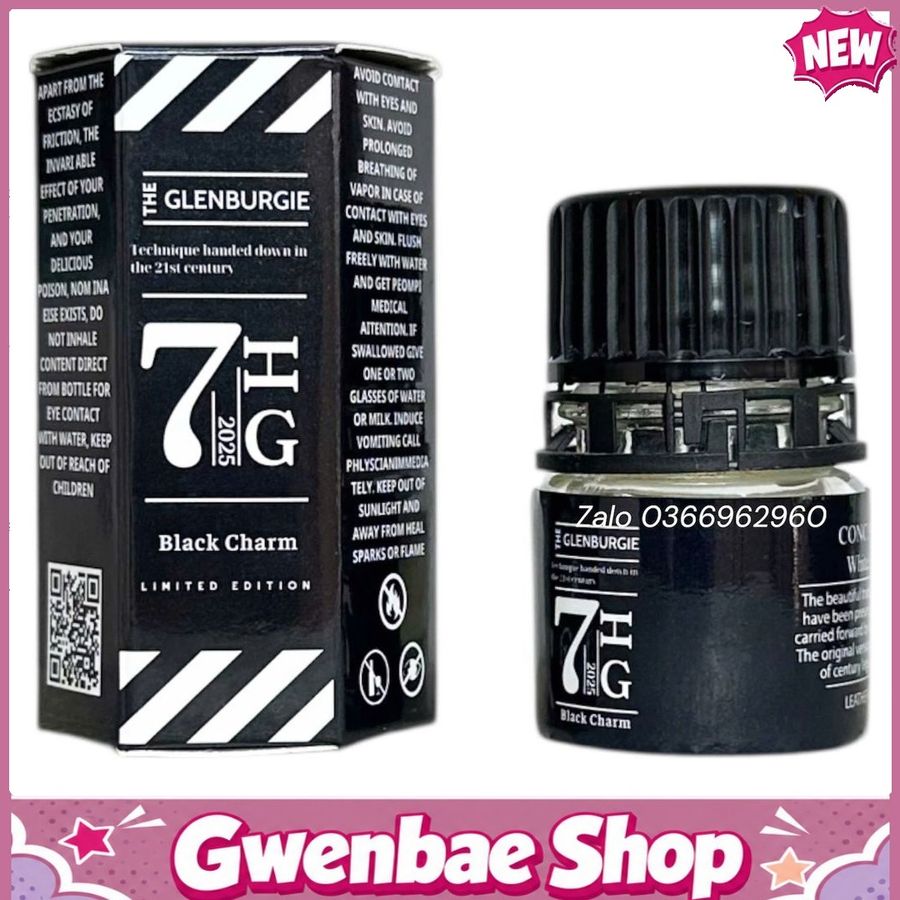 Chai Hít Tăng Khoái Cảm Kích Thích Bao Phê Popper Glenburgie 7 HG 20ml - Gwenshop Chính Hãng