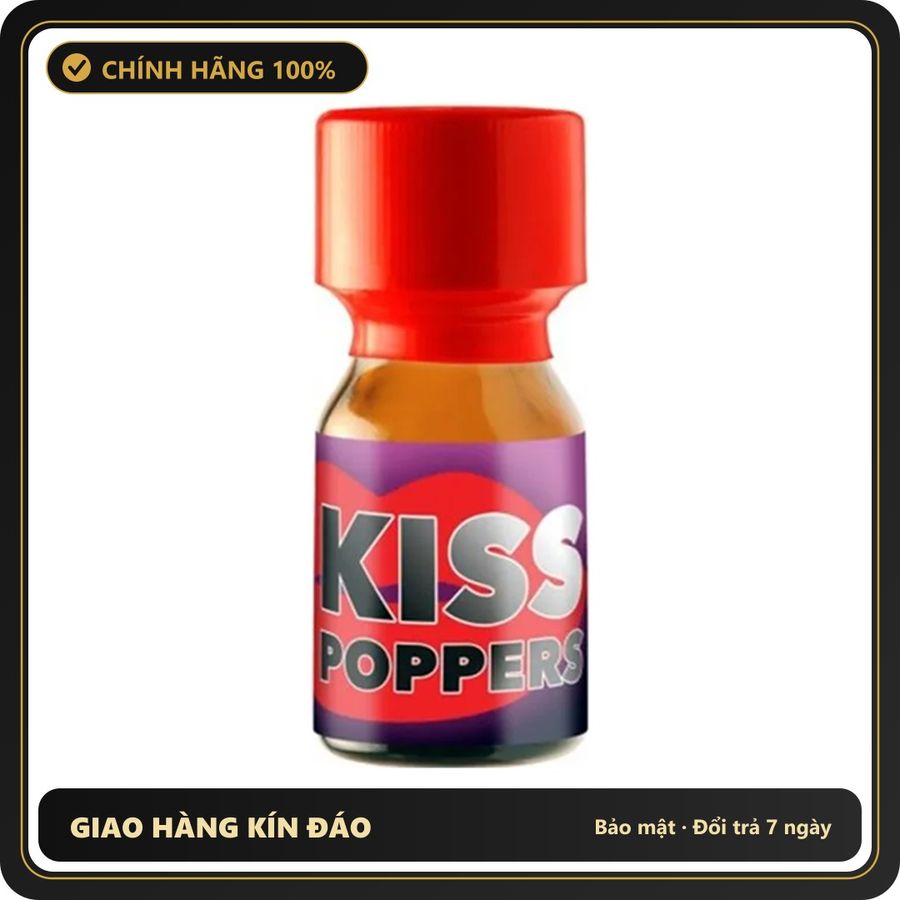 Popper Chính Hãng Tăng Cảm Xúc Cho Cuộc Yêu Popper Kiss 10ml - Snapshop Chính Hãng