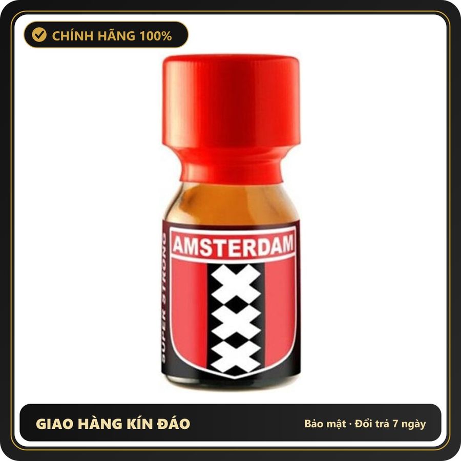 Popper Chính Hãng Tăng Cảm Xúc Cho Cuộc Yêu Popper Amsterdam XXX Super Strong 10ml - Snapshop Chính Hãng