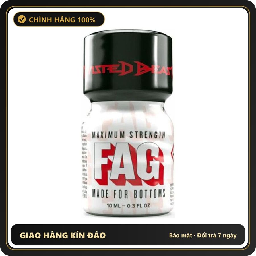 Popper Chính Hãng Tăng Cảm Xúc Cho Cuộc Yêu Popper FAG XXXstrong 10ml - Snapshop Chính Hãng