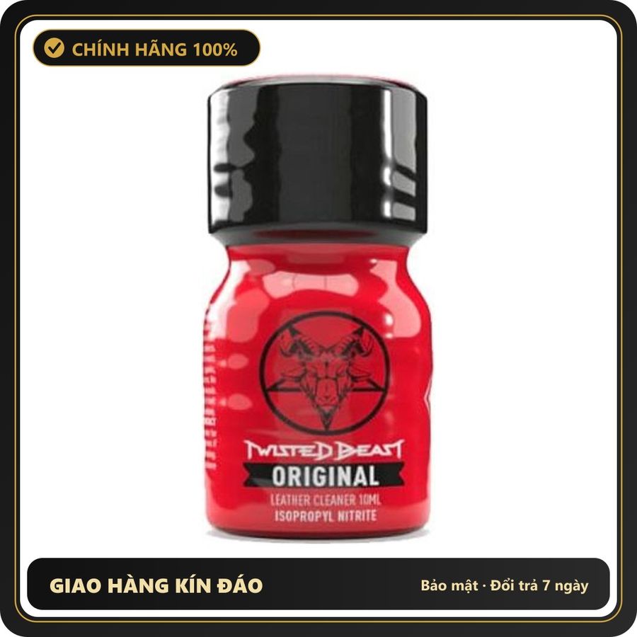 Popper Chính Hãng Tăng Cảm Xúc Cho Cuộc Yêu Popper Twisted Beast Original 10ml - Snapshop Chính Hãng
