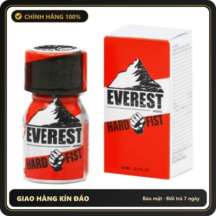 Popper Chính Hãng Tăng Cảm Xúc Cho Cuộc Yêu Popper Everest Hard Fist 10ml - Snapshop Chính Hãng