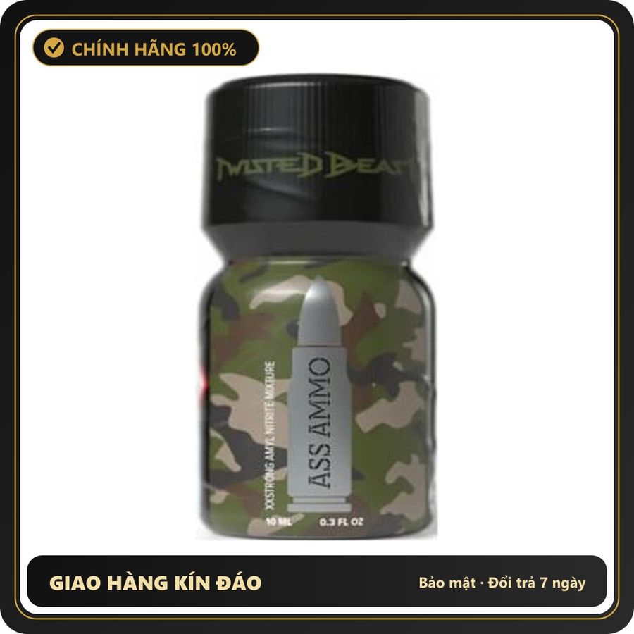 Popper Chính Hãng Tăng Cảm Xúc Cho Cuộc Yêu Popper Twisted Beast Ass Ammo 10ml - Snapshop Chính Hãng