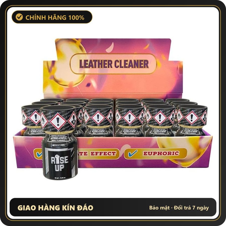 Tinh Dầu Hít Thư Giãn Dành Cho Người Lớn Popper Rise Up Black Label 10ml - Snapshop Chính Hãng