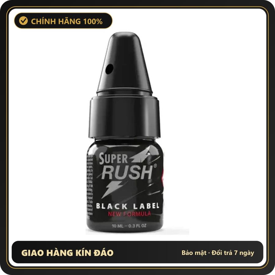 Tinh Dầu Hít Thư Giãn Dành Cho Người Lớn Popper Gold Rush 10ml met Adapter - Snapshop Chính Hãng