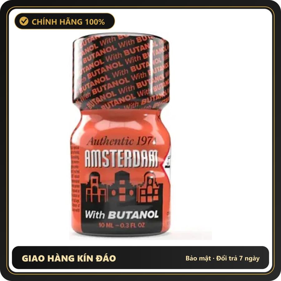 Popper Chính Hãng Tăng Cảm Xúc Cho Cuộc Yêu Popper Amsterdam Butanol 10ml - Snapshop Chính Hãng
