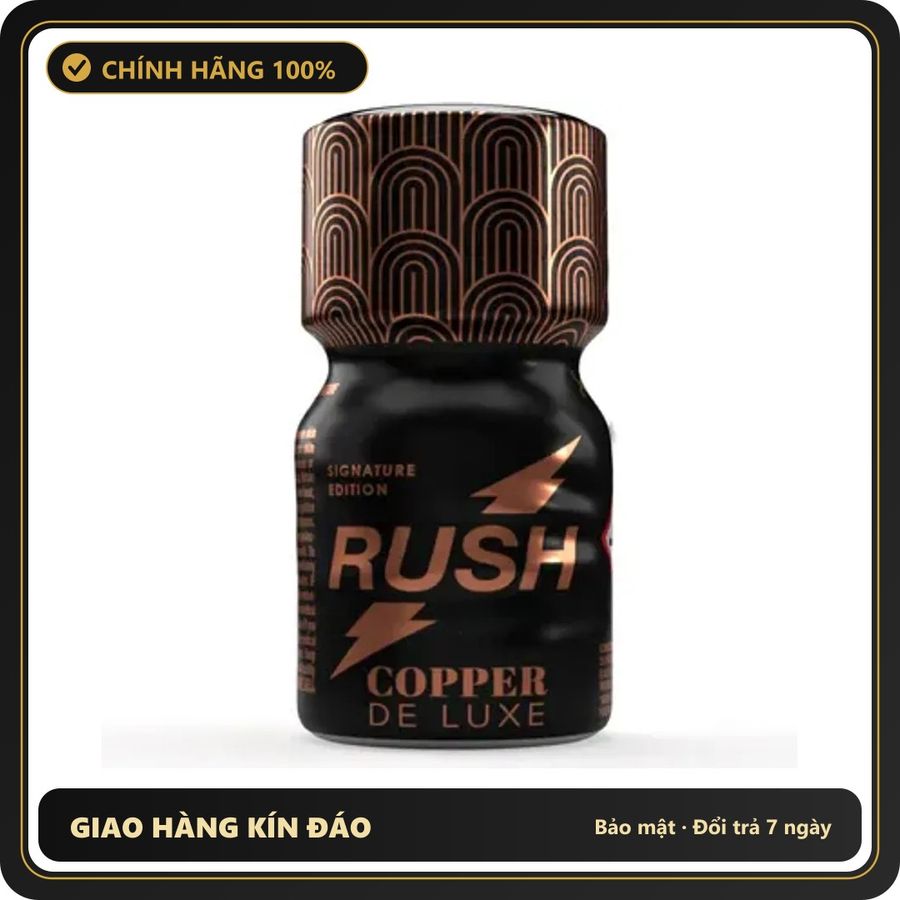 Popper Chính Hãng Tăng Cảm Xúc Cho Cuộc Yêu Popper Rush Copper Deluxe 10ml - Snapshop Chính Hãng
