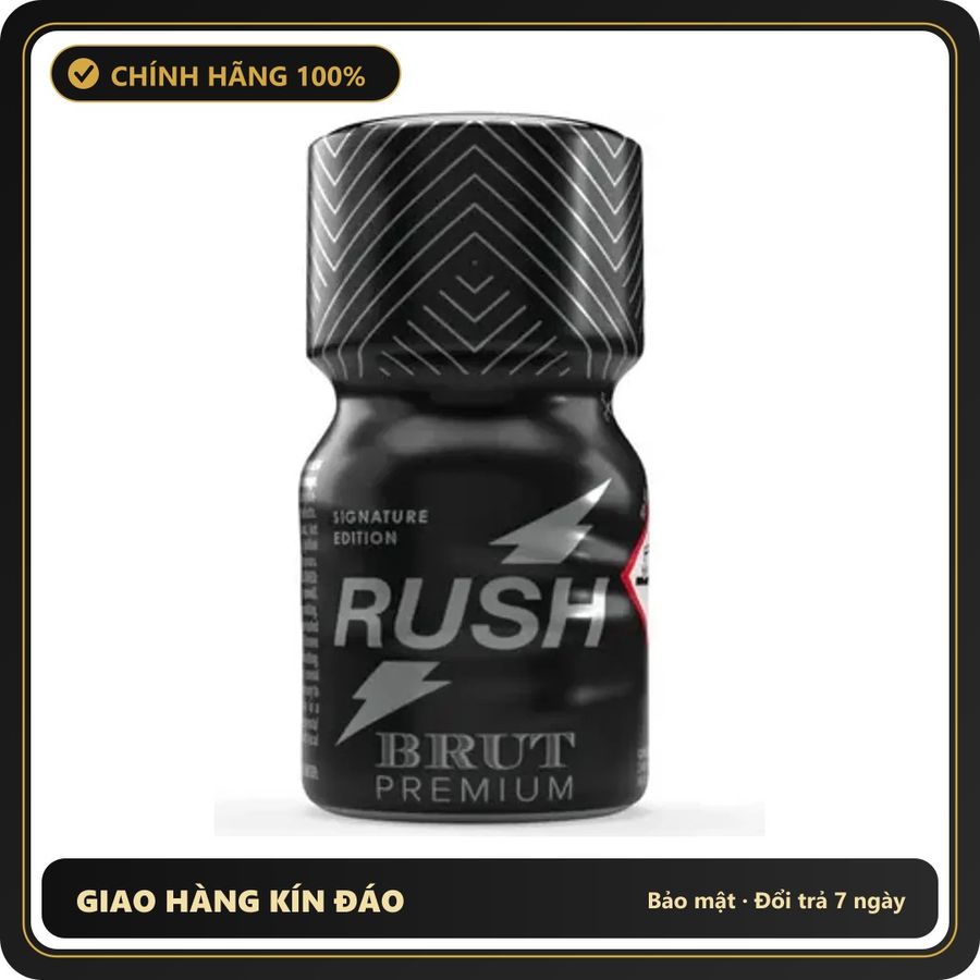 Popper Chính Hãng Tăng Cảm Xúc Cho Cuộc Yêu Popper Rush Brut Premium 10ml - Snapshop Chính Hãng