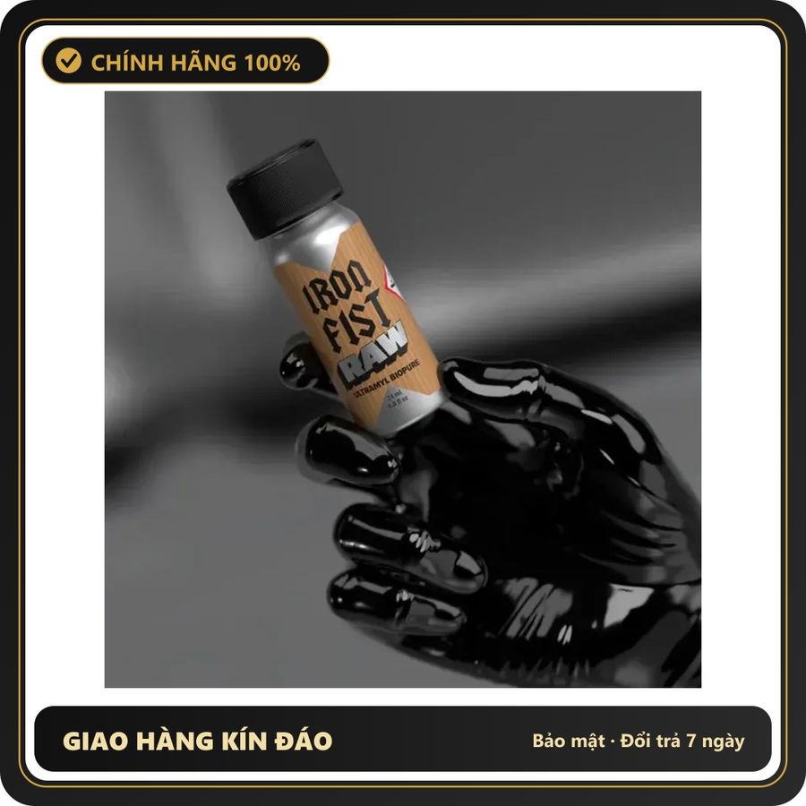 Tinh Dầu Hít Thư Giãn Dành Cho Người Lớn Popper Iron Fist RAW 10ml - Snapshop Chính Hãng