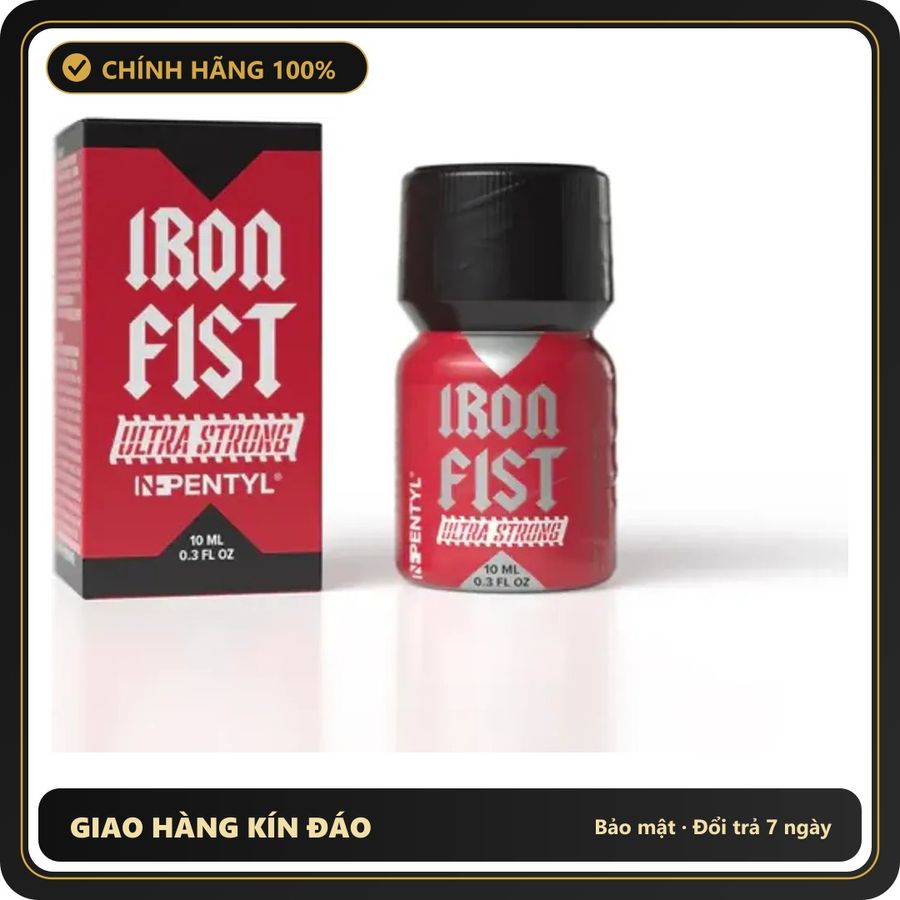 Popper Chính Hãng Tăng Cảm Xúc Cho Cuộc Yêu Popper Iron Fist Ultra Strong 10ml - Snapshop Chính Hãng