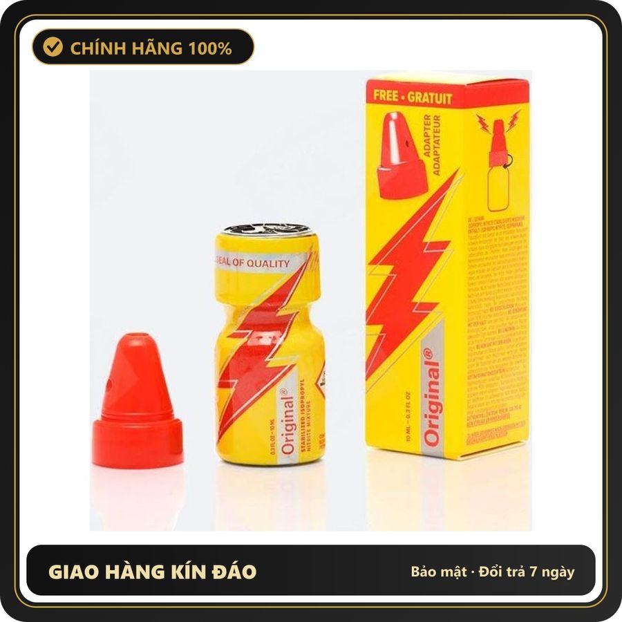 Tinh Dầu Hít Thư Giãn Dành Cho Người Lớn Popper ⚡Original & Adapter⚡10ml - Snapshop Chính Hãng