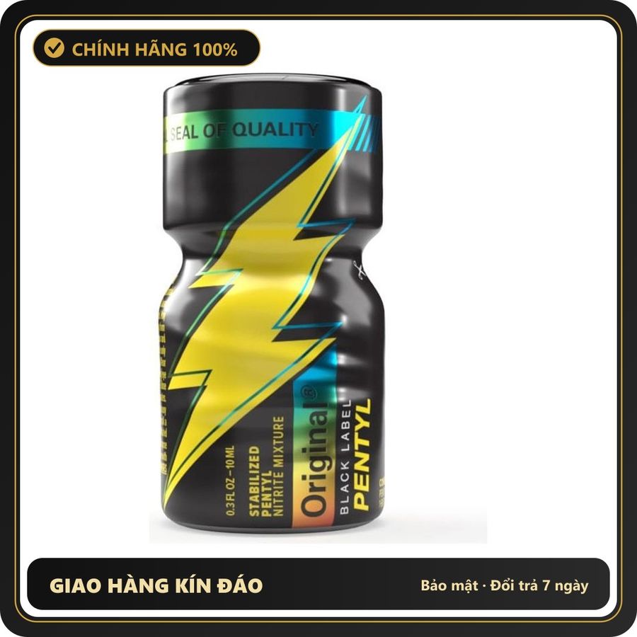 Popper Chính Hãng Tăng Cảm Xúc Cho Cuộc Yêu Popper ⚡Original Black Label Pentyl⚡10ml - Snapshop Chính Hãng