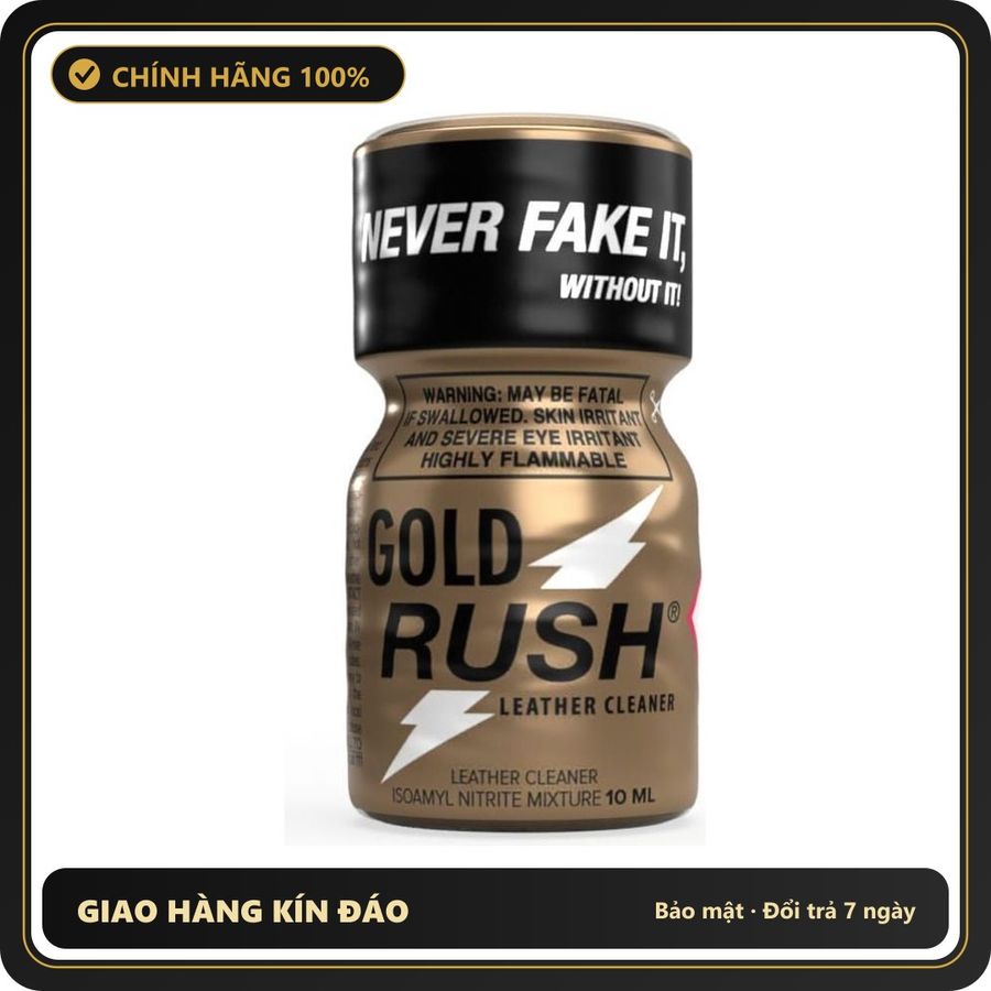 Popper Chính Hãng Tăng Cảm Xúc Cho Cuộc Yêu Popper Gold Rush 10ml - Snapshop Chính Hãng