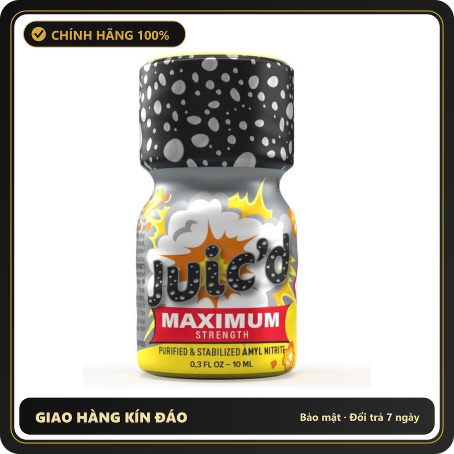 Popper Chính Hãng Tăng Cảm Xúc Cho Cuộc Yêu Popper Juic'D Maximum 10ml - Snapshop Chính Hãng