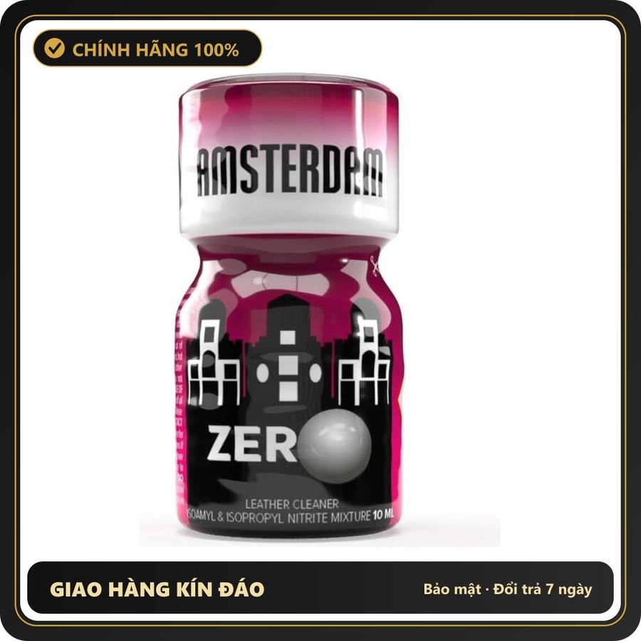 Popper Chính Hãng Tăng Cảm Xúc Cho Cuộc Yêu Popper Amsterdam Zero 10ml - Snapshop Chính Hãng