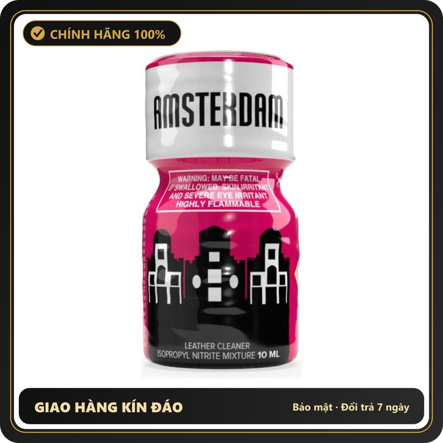 Popper Chính Hãng Tăng Cảm Xúc Cho Cuộc Yêu Popper Amsterdam 10ml - Snapshop Chính Hãng