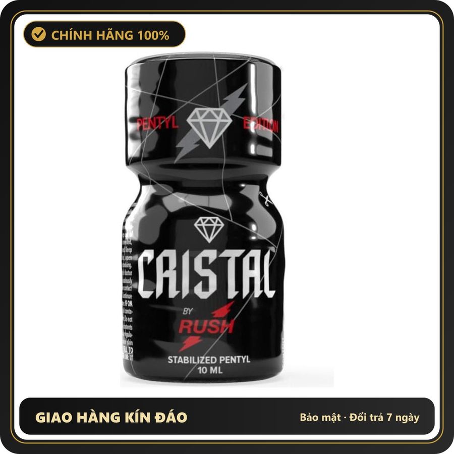 Popper Chính Hãng Tăng Cảm Xúc Cho Cuộc Yêu Popper Cristal Rush 10ml - Snapshop Chính Hãng