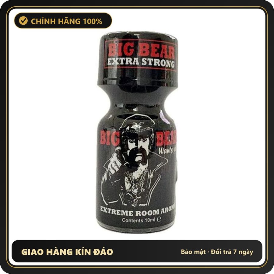 Popper Chính Hãng Tăng Cảm Xúc Cho Cuộc Yêu Popper Big Bear Wants You 10ml - Snapshop Chính Hãng