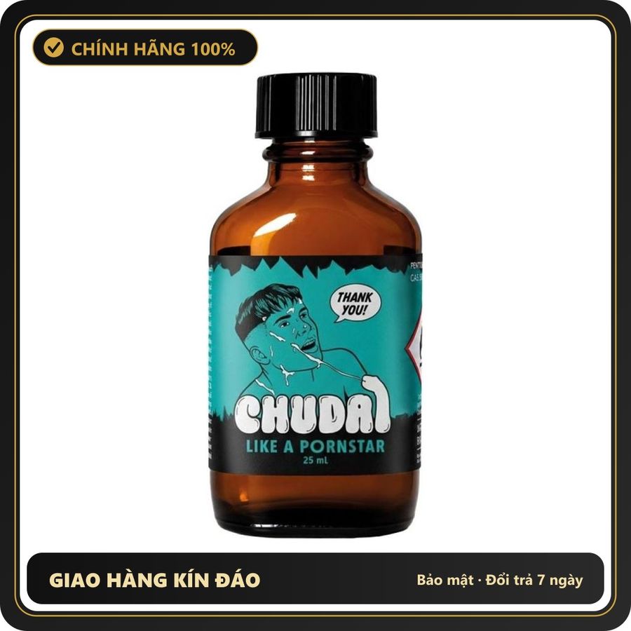 Popper Chính Hãng Tăng Cảm Xúc Cho Cuộc Yêu Popper CHUDAI, Pentyl Formula 25ml - Snapshop Chính Hãng
