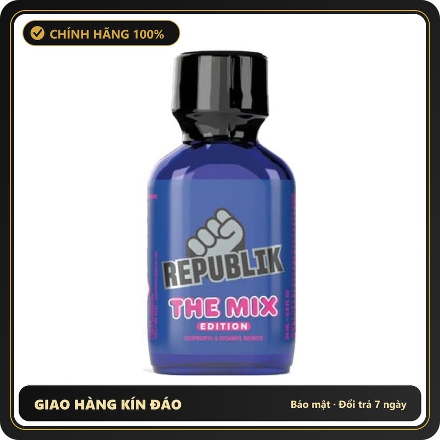 Popper Chính Hãng Tăng Cảm Xúc Cho Cuộc Yêu Popper Republik The Mix 24ml - Snapshop Chính Hãng
