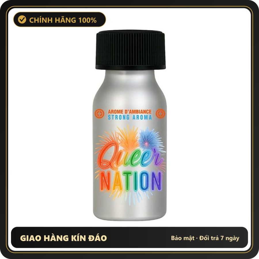 Popper Chính Hãng Tăng Cảm Xúc Cho Cuộc Yêu Popper Queer Nation Alu 25ml - Snapshop Chính Hãng