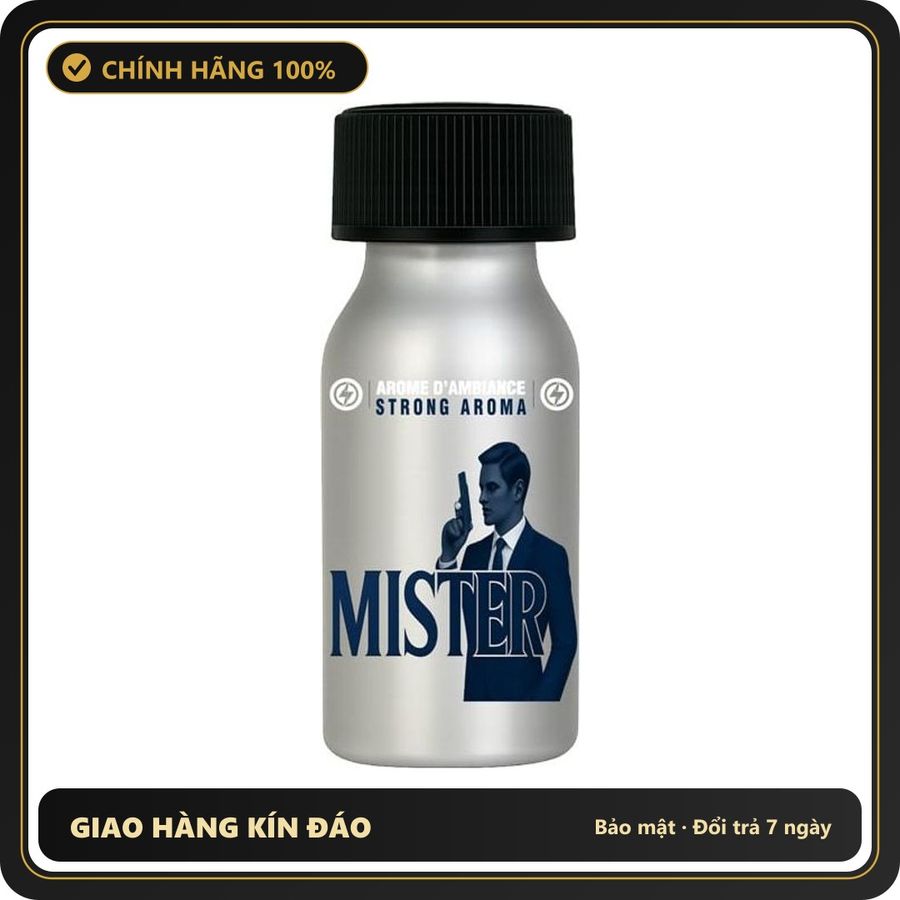 Popper Chính Hãng Tăng Cảm Xúc Cho Cuộc Yêu Popper Mister Alu 25ml - Snapshop Chính Hãng