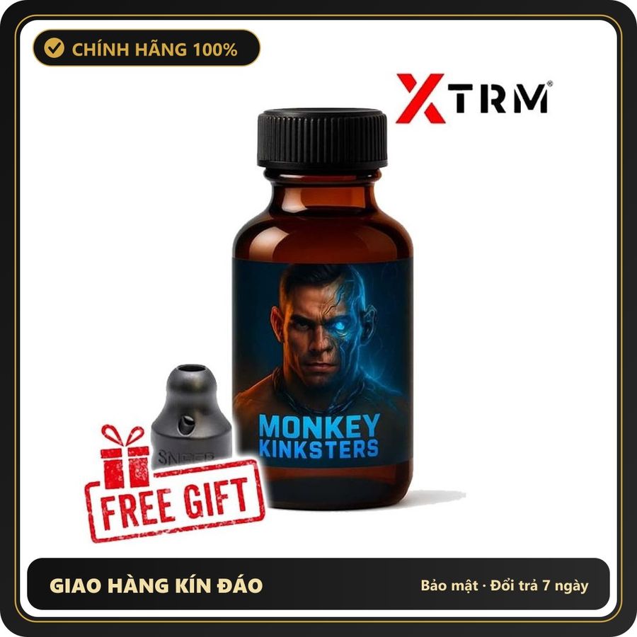 Popper Chính Hãng Tăng Cảm Xúc Cho Cuộc Yêu Popper Monkey Kinksters 30ml - Snapshop Chính Hãng