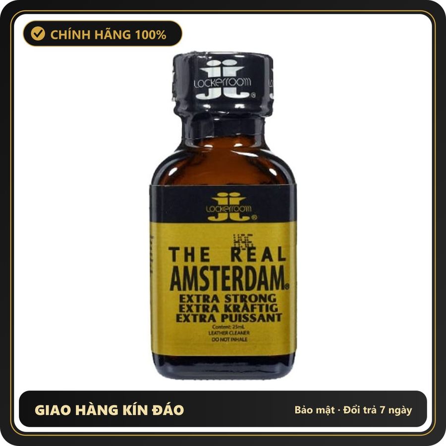 Popper Chính Hãng Tăng Cảm Xúc Cho Cuộc Yêu Popper The Real Amsterdam Retro 25ml (JJ) - Snapshop Chính Hãng