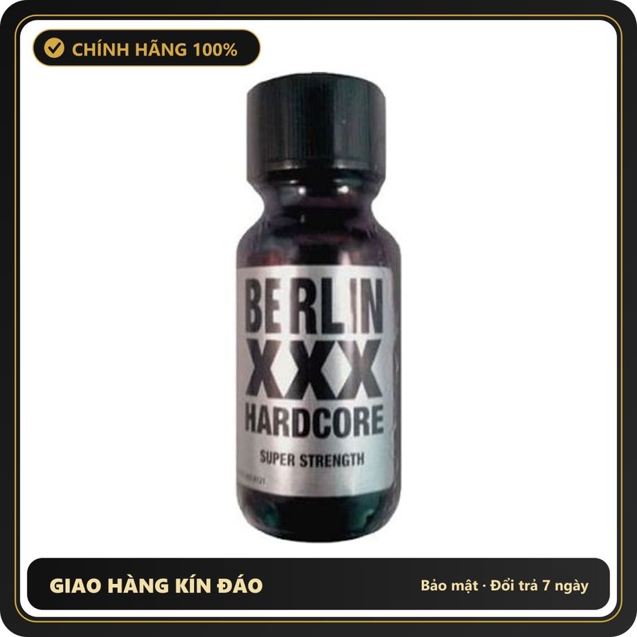 Popper Chính Hãng Tăng Cảm Xúc Cho Cuộc Yêu Popper Berlin XXX Hardcore Super Strength 25ml - Snapshop Chính Hãng