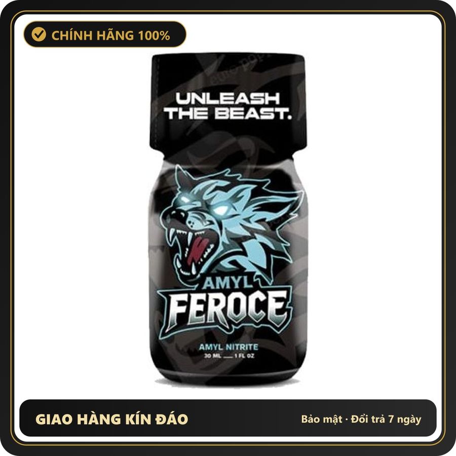 Popper Chính Hãng Tăng Cảm Xúc Cho Cuộc Yêu Popper Feroce Amyl 30ml - Snapshop Chính Hãng