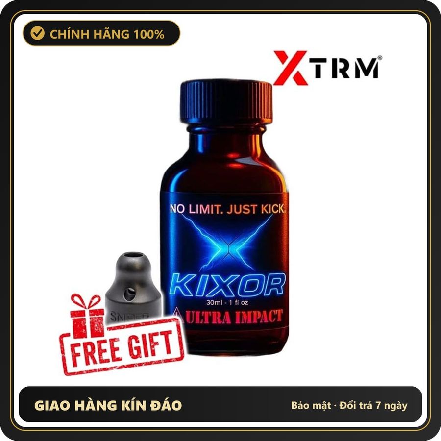 Popper Chính Hãng Tăng Cảm Xúc Cho Cuộc Yêu Popper Kixor Ultra Impact 30ml - Snapshop Chính Hãng