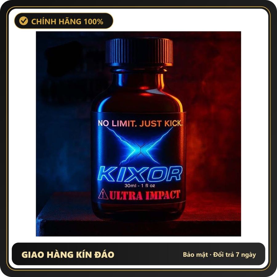 Tinh Dầu Hít Thư Giãn Dành Cho Người Lớn Popper Kixor Ultra Impact 30ml - Snapshop Chính Hãng