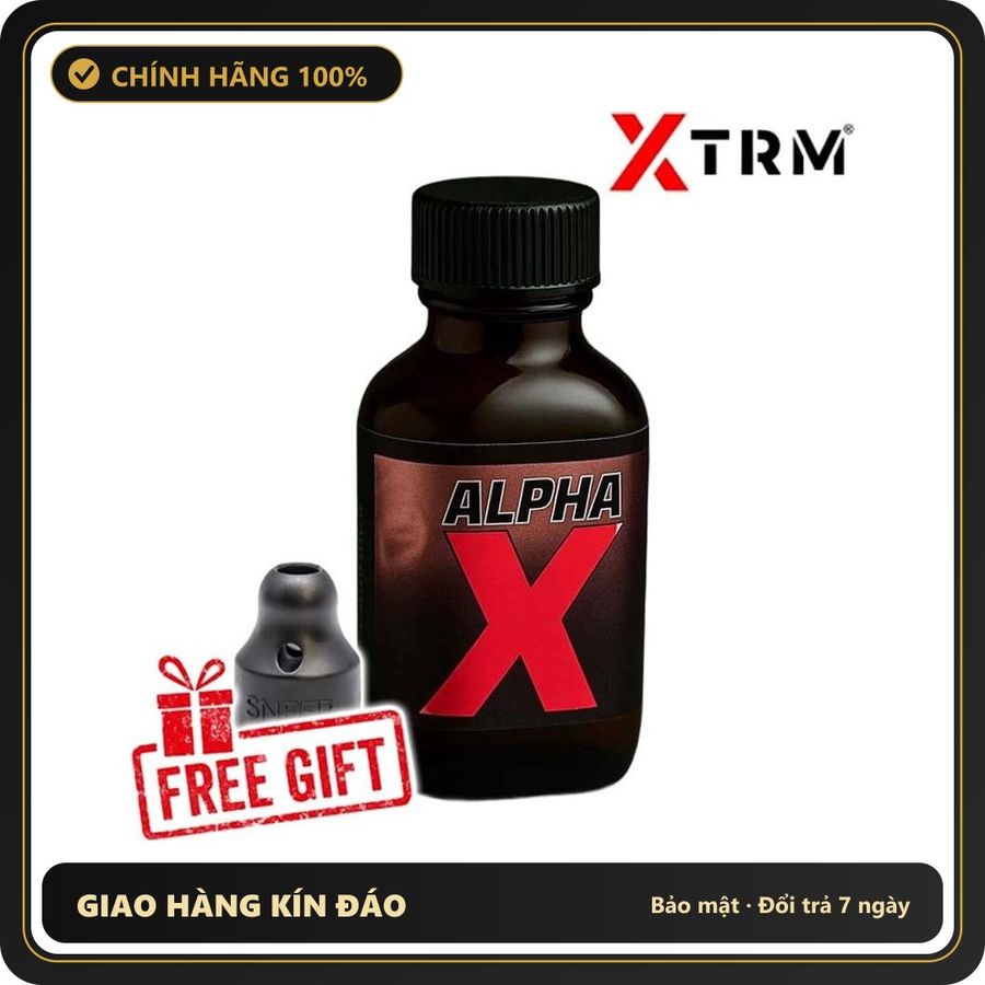 Popper Chính Hãng Tăng Cảm Xúc Cho Cuộc Yêu Popper Alpha X Power Black Label 30ml - Snapshop Chính Hãng