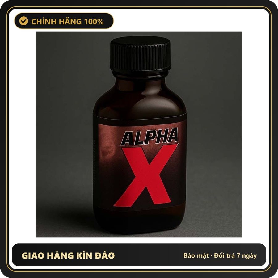 Tinh Dầu Hít Thư Giãn Dành Cho Người Lớn Popper Alpha X Power Black Label 30ml - Snapshop Chính Hãng