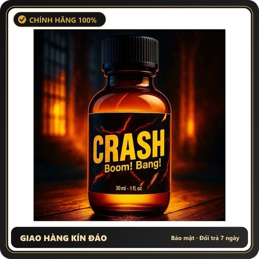Tinh Dầu Hít Thư Giãn Dành Cho Người Lớn Popper Crash Boom! Bang! 30ml - Snapshop Chính Hãng