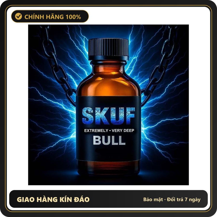 Tinh Dầu Hít Thư Giãn Dành Cho Người Lớn Popper Skuf Bull Power 30ml - Snapshop Chính Hãng