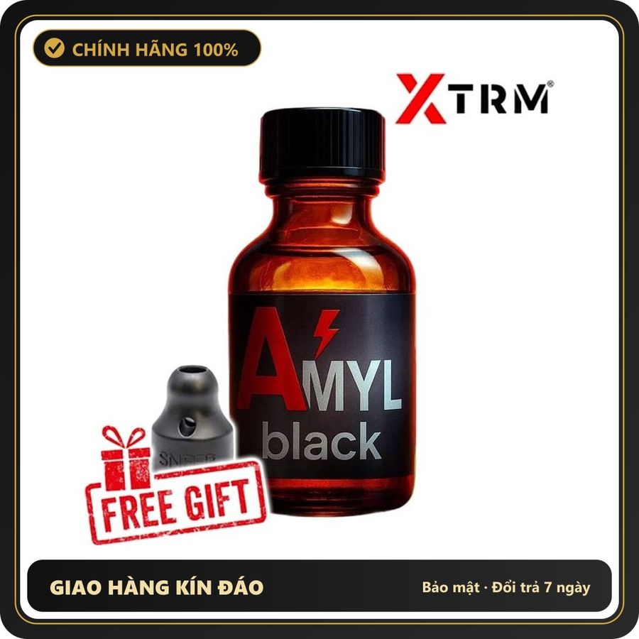 Popper Chính Hãng Tăng Cảm Xúc Cho Cuộc Yêu Popper Amyl Black 30ml - Snapshop Chính Hãng
