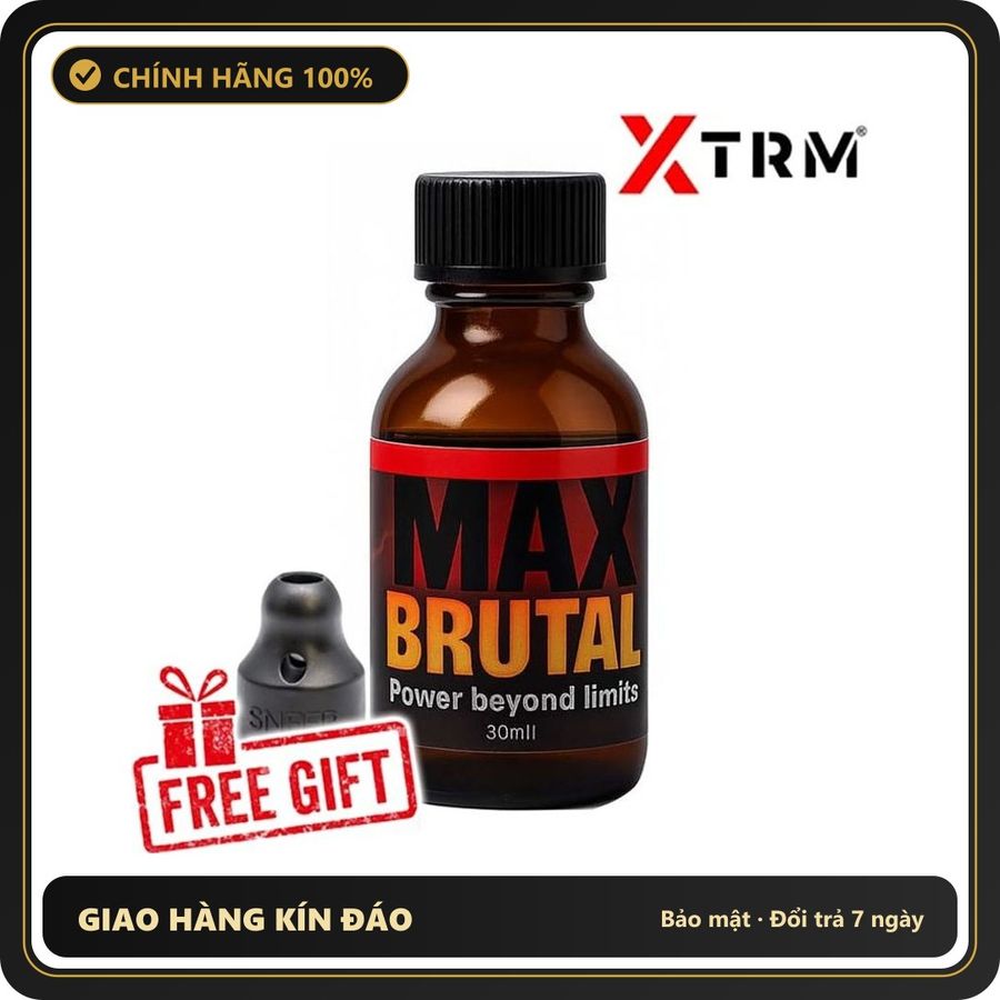 Popper Chính Hãng Tăng Cảm Xúc Cho Cuộc Yêu Popper Max Brutal 30ml - Snapshop Chính Hãng
