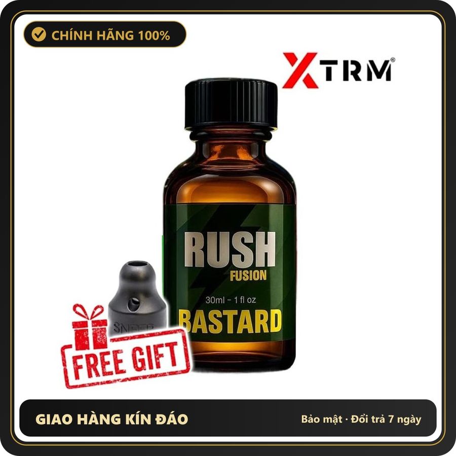 Popper Chính Hãng Tăng Cảm Xúc Cho Cuộc Yêu Popper Rush Fusion Bastard 30ml - Snapshop Chính Hãng