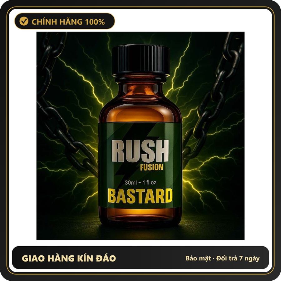 Tinh Dầu Hít Thư Giãn Dành Cho Người Lớn Popper Rush Fusion Bastard 30ml - Snapshop Chính Hãng