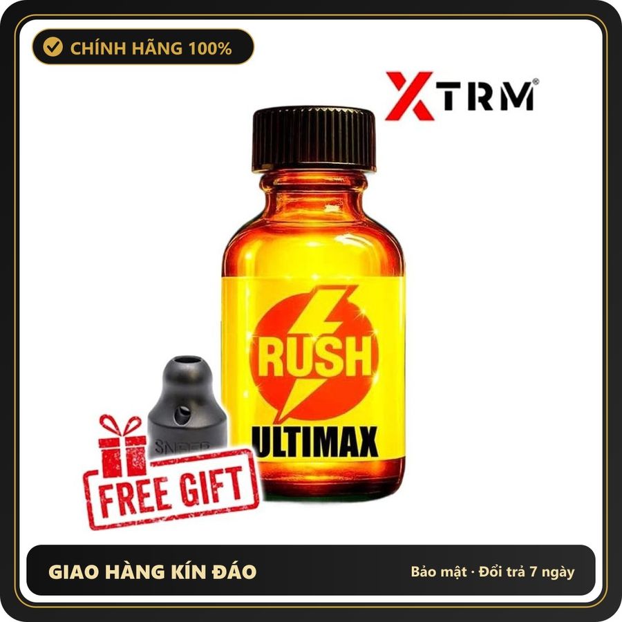 Popper Chính Hãng Tăng Cảm Xúc Cho Cuộc Yêu Rush Ultimax 30ml Poppers - Snapshop Chính Hãng
