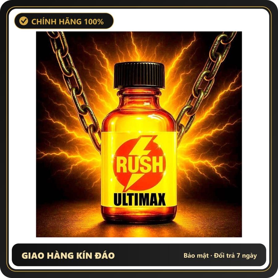 Tinh Dầu Hít Thư Giãn Dành Cho Người Lớn Rush Ultimax 30ml Poppers - Snapshop Chính Hãng