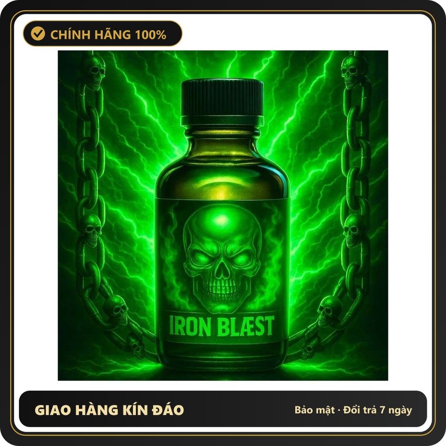 Tinh Dầu Hít Thư Giãn Dành Cho Người Lớn Popper Iron Blast Green 30ml - Snapshop Chính Hãng