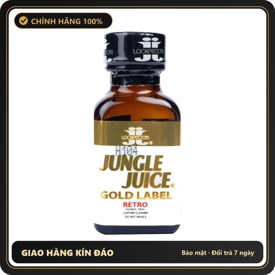 Popper Chính Hãng Tăng Cảm Xúc Cho Cuộc Yêu Popper Jungle Juice Gold Label Retro 25ml (JJ) - Snapshop Chính Hãng